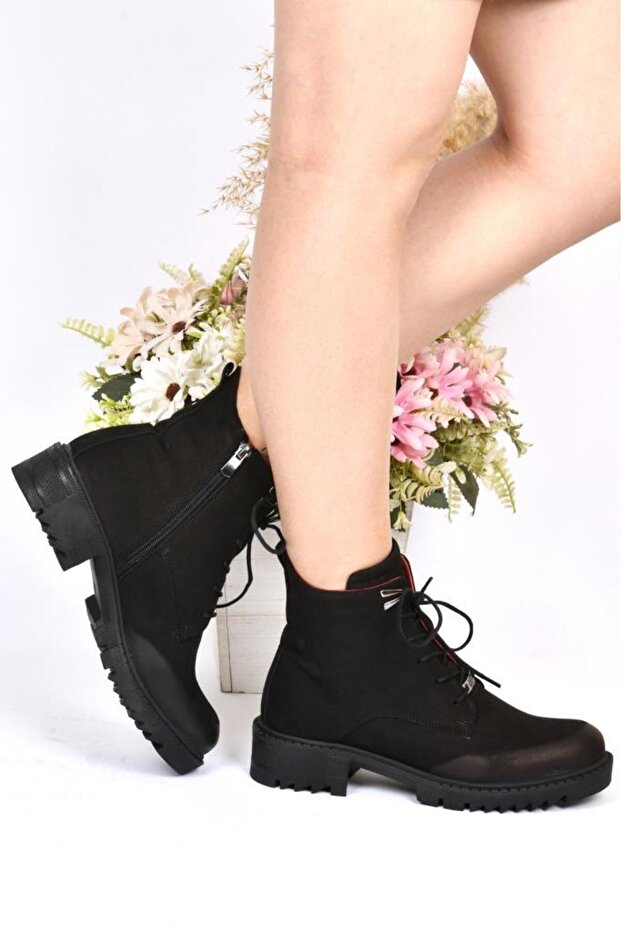 Z1365 Kadın Postal Deri Bot - 2