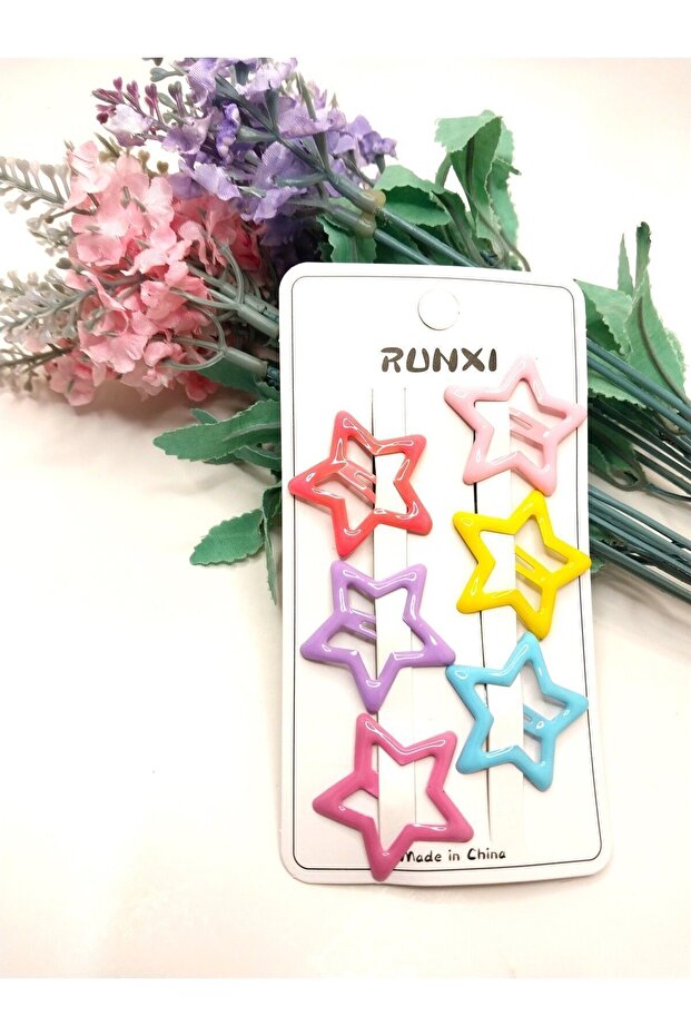 مشبك على شكل نجمة 6 قطع - 1