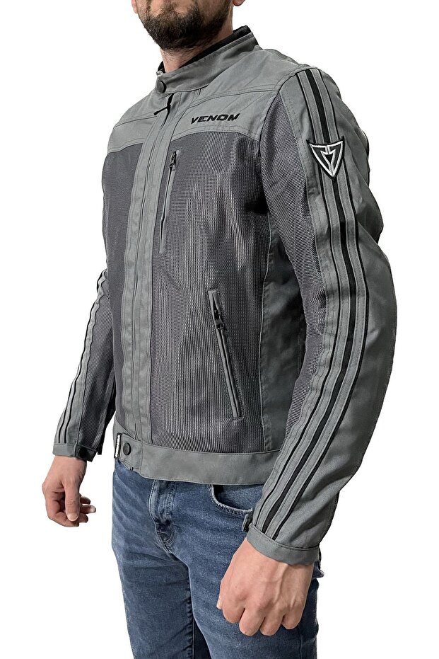 Ceket Compass Gri - 3