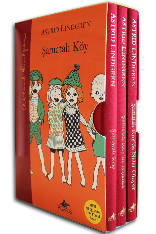 Şamatalı Köy Serisi Özel Kutulu Set (Ciltli 3 Kitap) - Astrid Lindgren