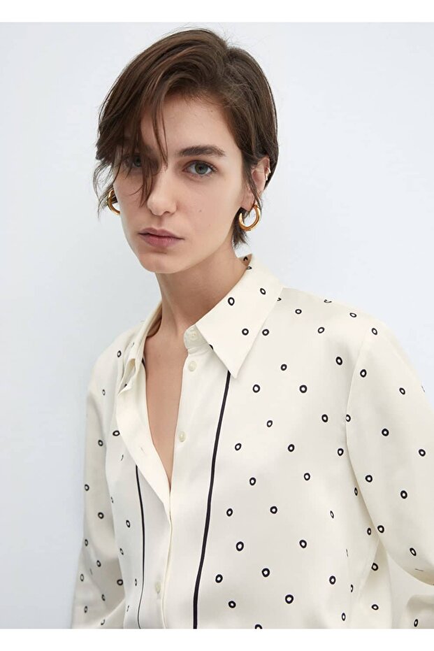 Saten dökümlü gömlek - 7