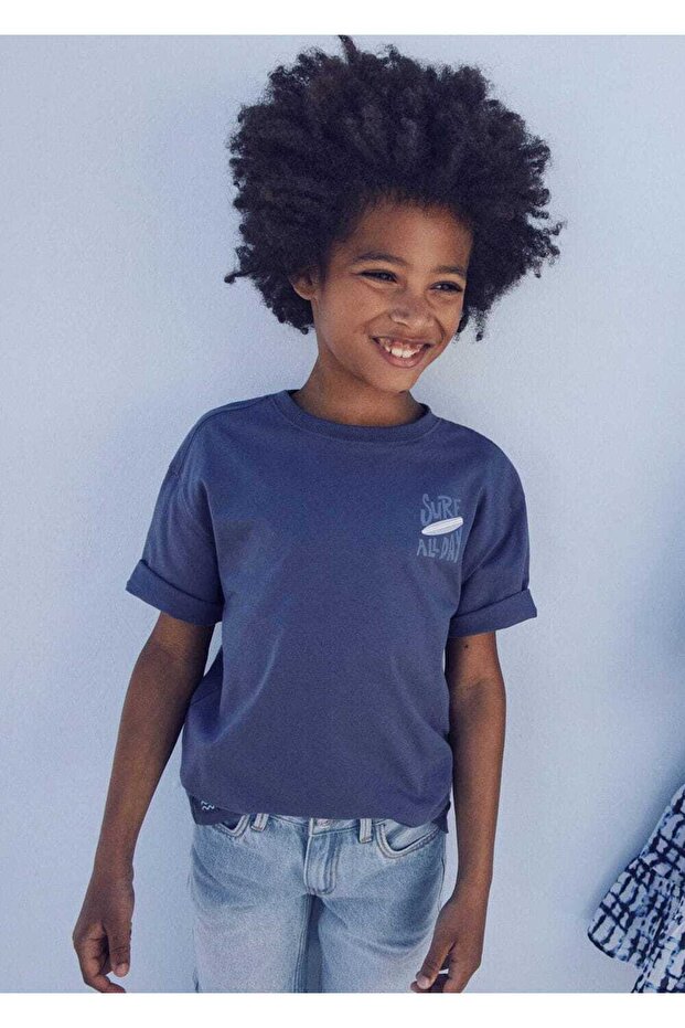 Pamuklu denim şort - 6