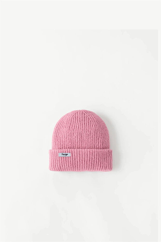 Huge Beanie Small Tag Pink - 1
