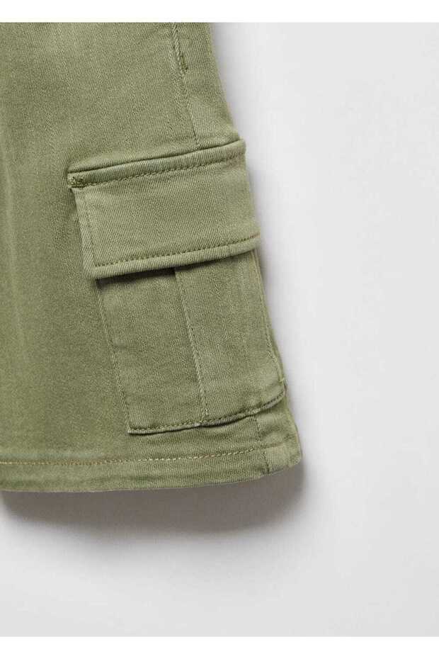 Kargo cepli bermuda şort - 6