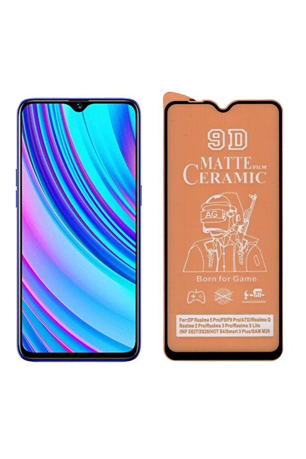 Realme 2 Pro Full Covering 9d Matte Ceramic Nano Glass screen Protector