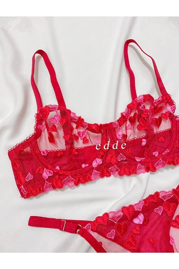Hearts Balenli Bra Set - 3