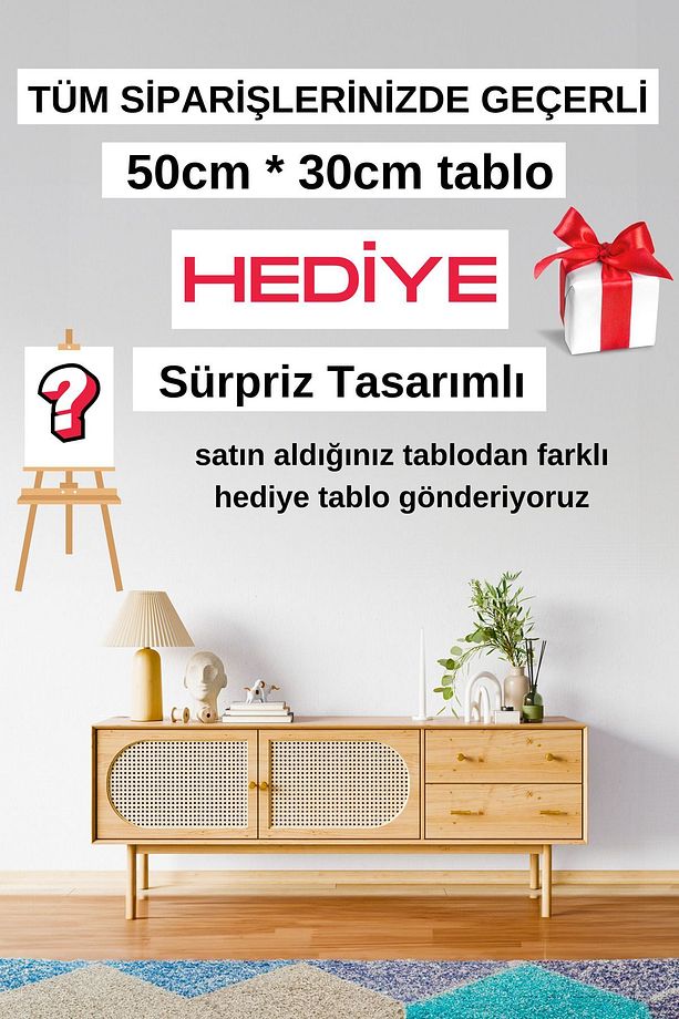 Dokular Armonisi Kanvas Duvar Tablosu - Ev Salon Oturma - Yatak odası Ofis Dekorasyonu - 3d Görünüm - 3