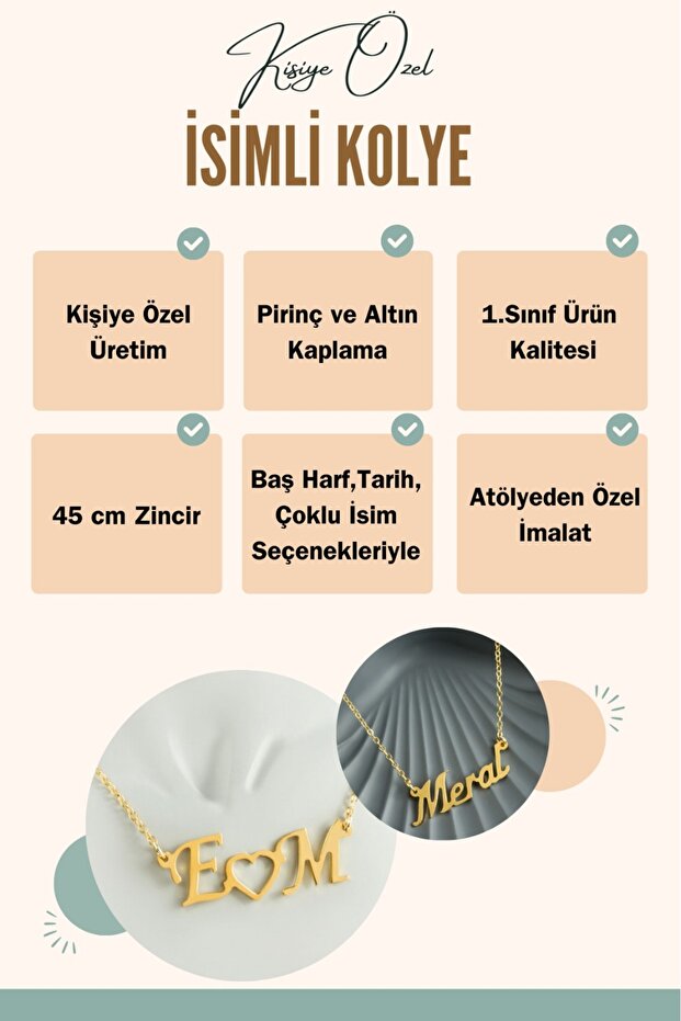 Tuba isimli kolye (Kişiye Özel) - 3