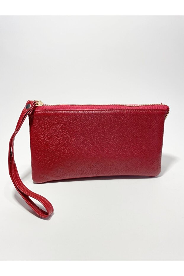 Kadın Kırmızı Cüzdan - 1