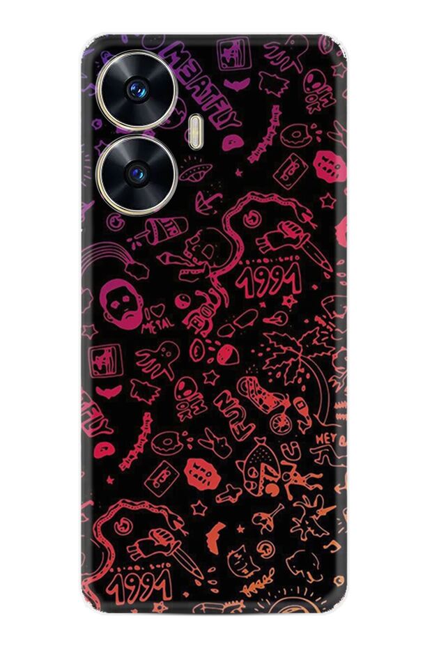 Case Cover Long-Lasting Silicone for Realme C55 Rx-Realme-69-C55