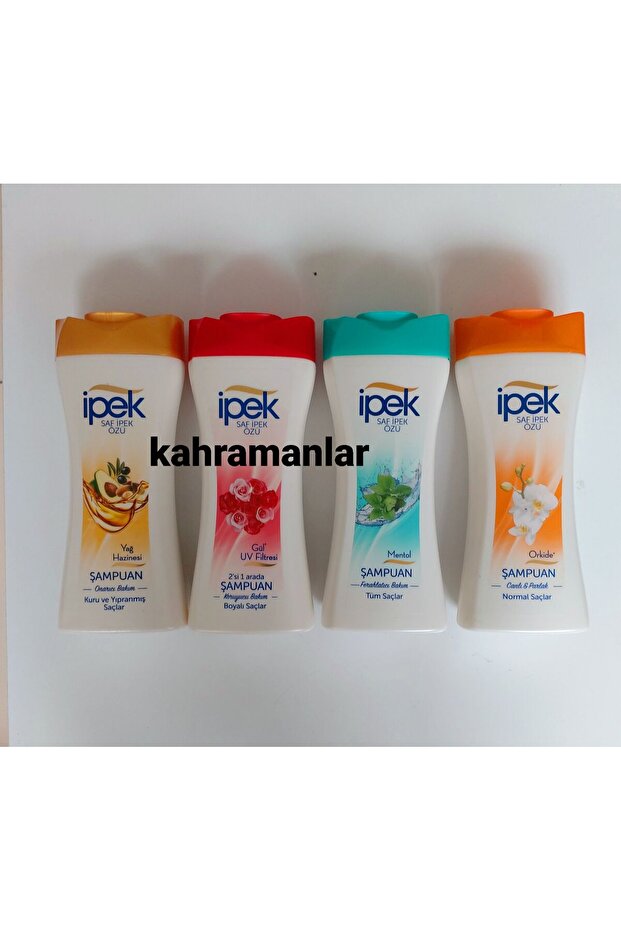 İpek şampuan çeşitleri 4lü 450ml