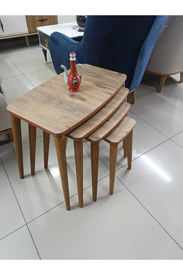 Aksesuar Çam 4'lü Oval Zigon - 1