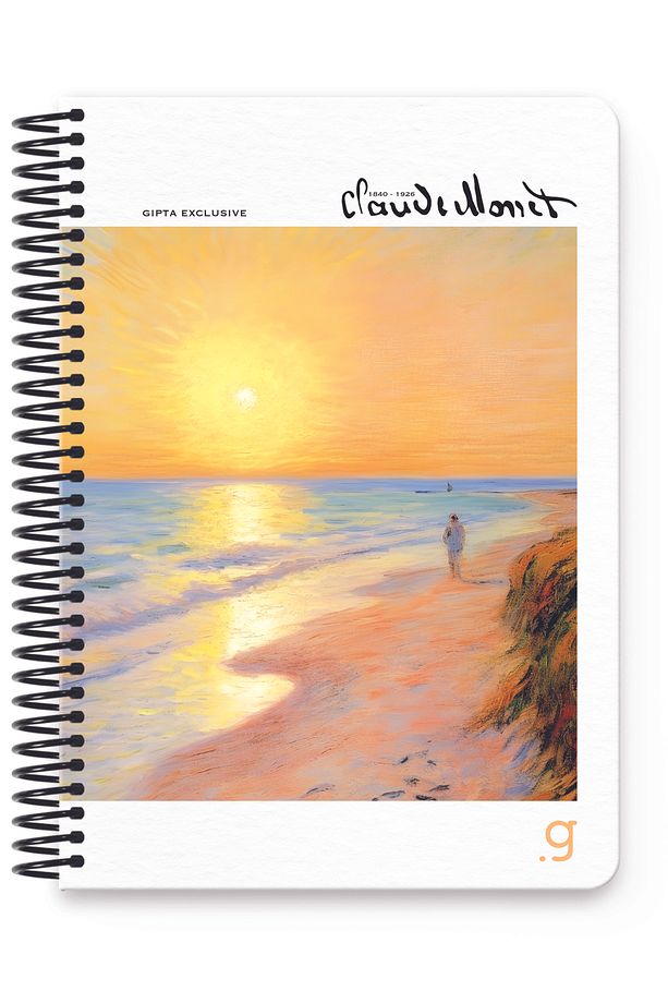 Monet Spiralli Sert Kapak Defter 17x24 100 Yaprak Kareli - 3