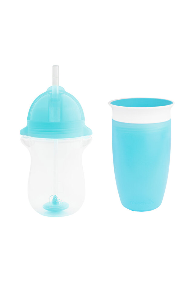 Blue Munchkin Miracle360 ° Drinking Cup - Click Lock, Tip, 12Months+296Ml