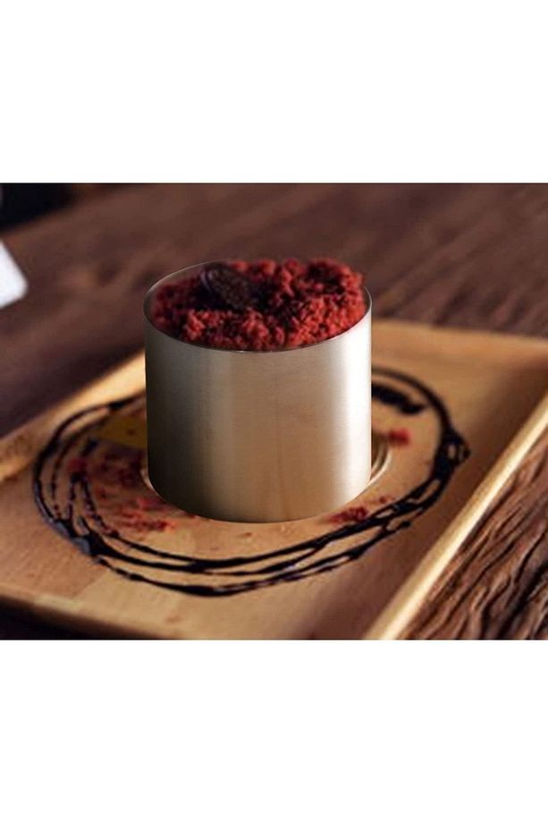 Narkalıp Yuvarlak Parfe Kek Kalıbı Derinlik 5cm Çap 6cm 6 Adet - 5