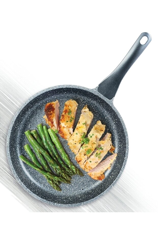 Döküm Granit Tava 24 Cm Gri - 2