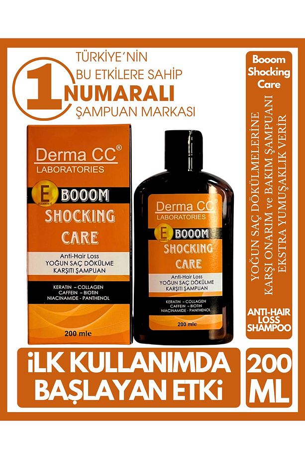 C/gel Shampoo 200ml + Booom Shocking Care Shampoo 200ml - 2