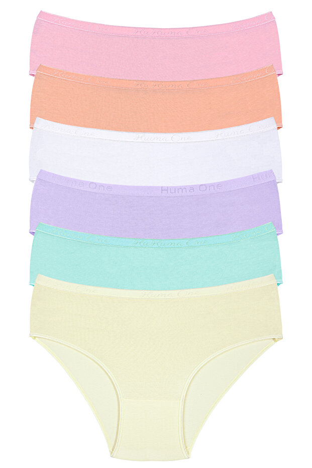 Cotton, Modal High Waist, 6-Piece Women's Panties