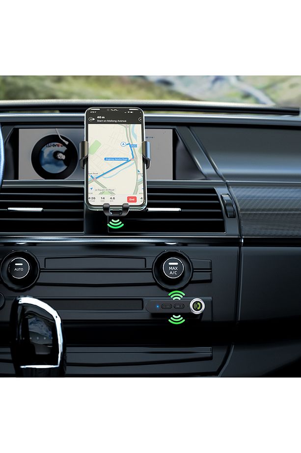 Magic Tak Çalıştır Uyumlu E58 Aux Girişli Bluetooth Ses Dönüştürücü Araç Kiti - 8