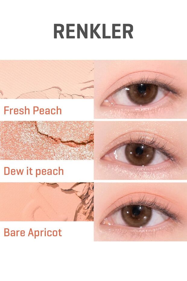 Rom&nd Bare Layer Palette /göz Farı Ve Allık 6’lı Far Paleti- 01 A.mood (VİONİNE) - 5