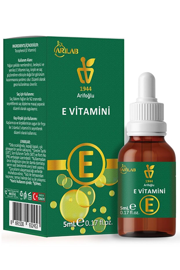 E Vitamini 5ml %100 Saf Arlab Arifoğlu - 1