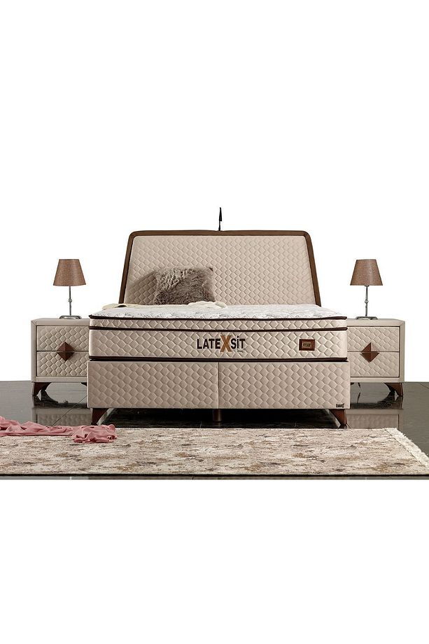 Latexsit Plus Baza Çift Kişilik 160x200 Cm(YATAK VE BAŞLIK FİYATA DAHİL DEĞİLDİR) - 1