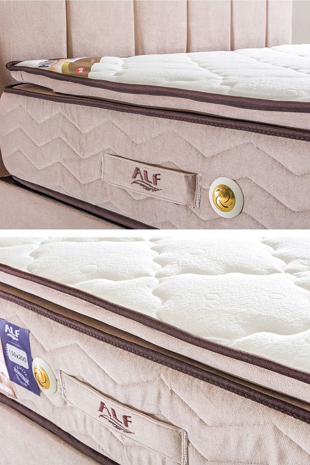 Gold Delux Pedli Tek Kişilik Yatak 100 x 200 cm - 4