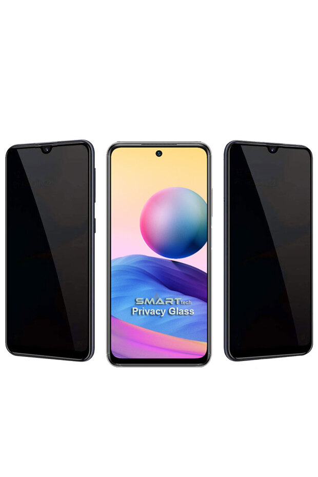 Xiaomi Redmi Note 10 واقي شاشة شبح 5D غير مرئي من الجانب - 3