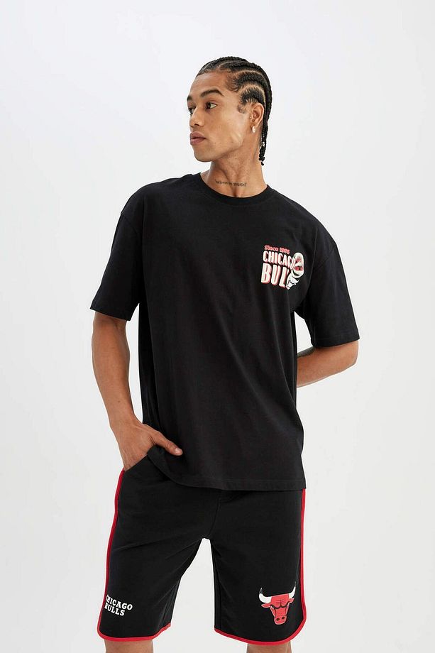 Fit Nba Chicago Bulls Regular Fit Kısa Paça Pamuklu Şort A3822ax23sm - 2