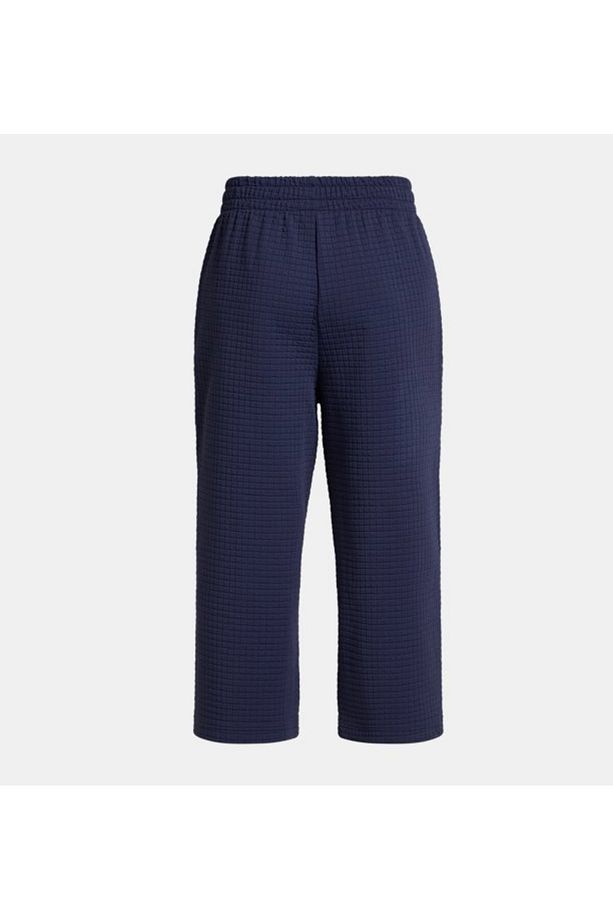 Kadın UA Unstoppable Fleece Grid Crop Eşofman Altı 1386492-410 - 6