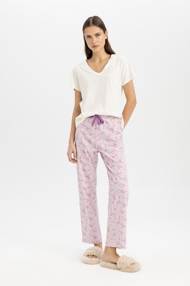 Fall In Love Pijama Takımı Regular Fit Kısa Kollu Üst Desenli Uzun Alt B6193ax24sp - 1