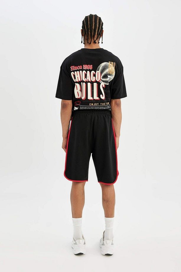 Fit Nba Chicago Bulls Regular Fit Kısa Paça Pamuklu Şort A3822ax23sm - 6