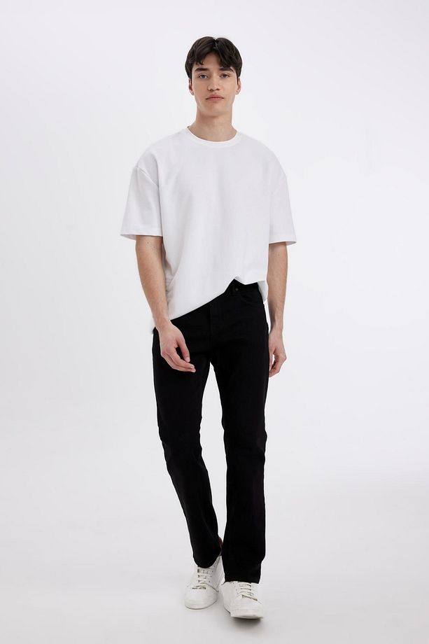 Sergio Regular Fit Normal Kalıp Normal Bel Boru Paça Jean Pantolon D3693AX24SM - 3