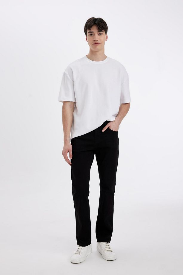Sergio Regular Fit Normal Kalıp Normal Bel Boru Paça Jean Pantolon D3693AX24SM - 4