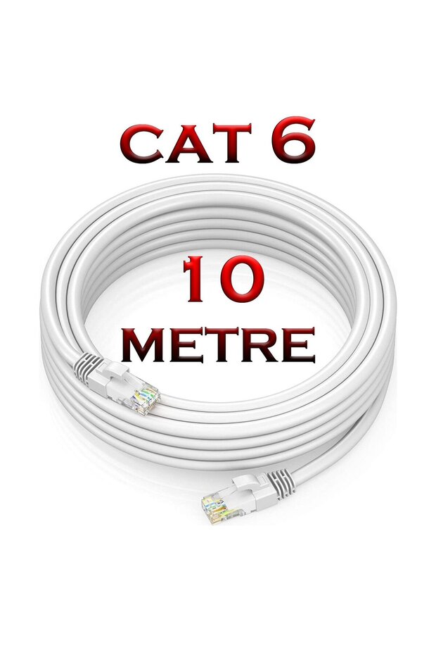 10 Metre Cat 6 Ethernet Kablosu 1 Gbps/s 250Mhz - 1