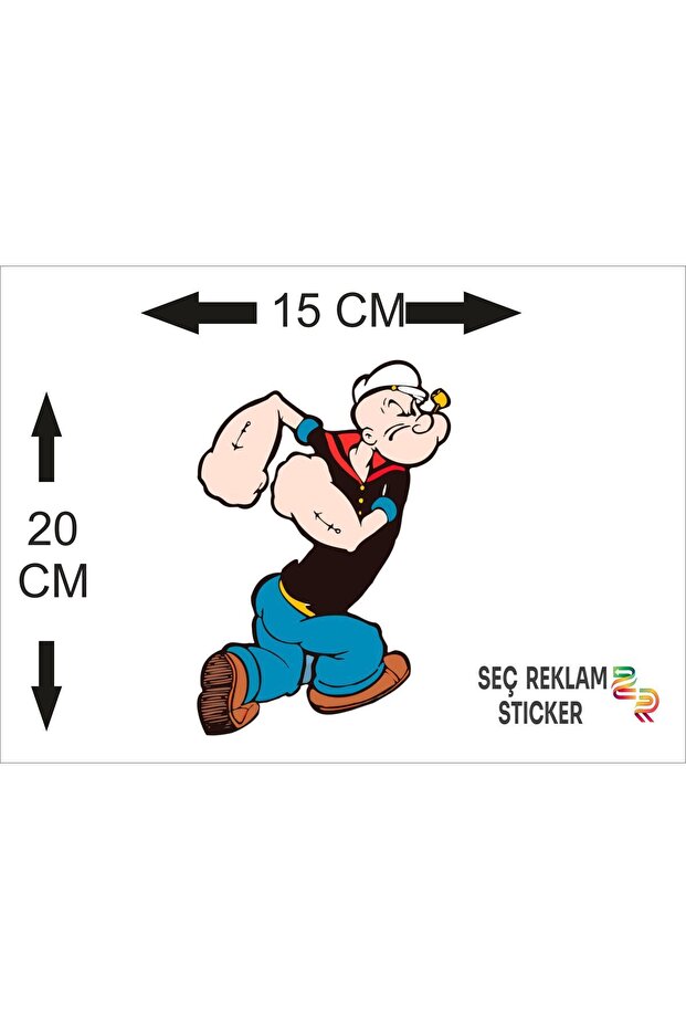 Popeye Sticker Multi-Purpose sticker - 2
