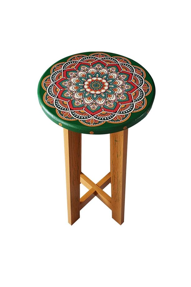 Ahşap Tasarım Tabure- Sehpa - 1