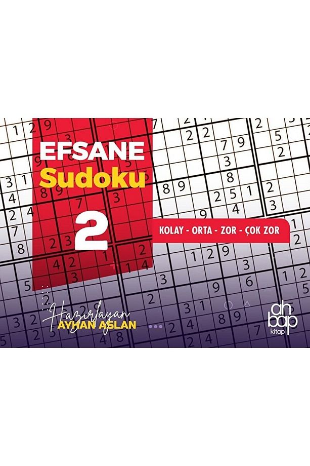 Efsane Sudoku 2 / Kolektif / Ahbap Kitap / 9786257710480 - 1
