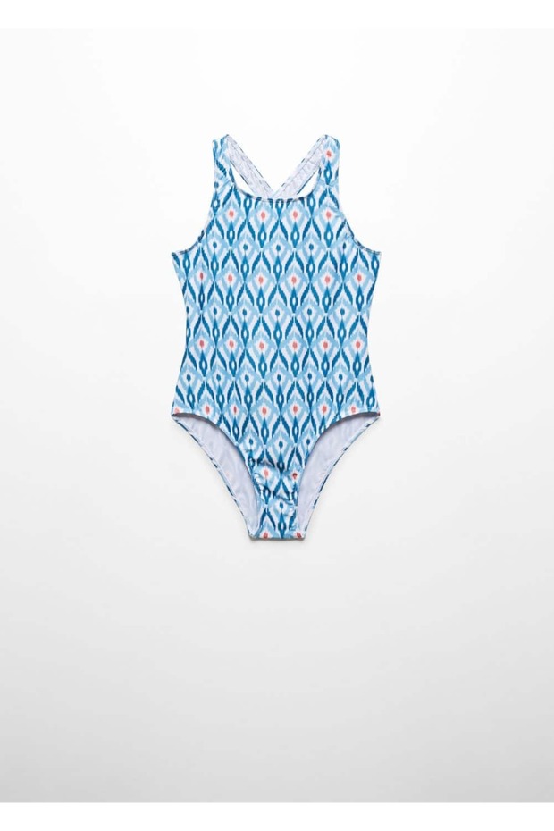 Çapraz askılı desenli mayo - 1