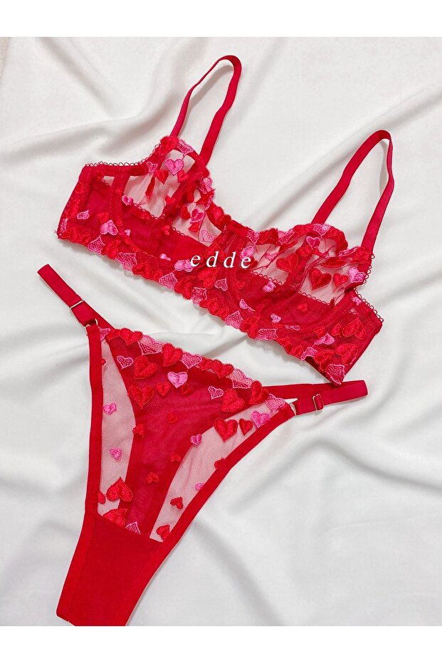 Hearts Balenli Bra Set - 2
