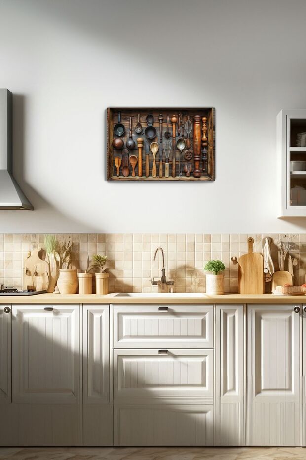 Kadim Set Kanvas Duvar Tablosu - Mutfak Dekorasyonu - 7