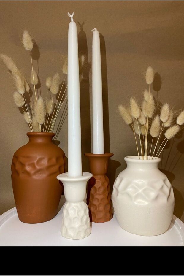 EVEN VAZO VE ŞAMDAN MUMLUK SETİ - 1