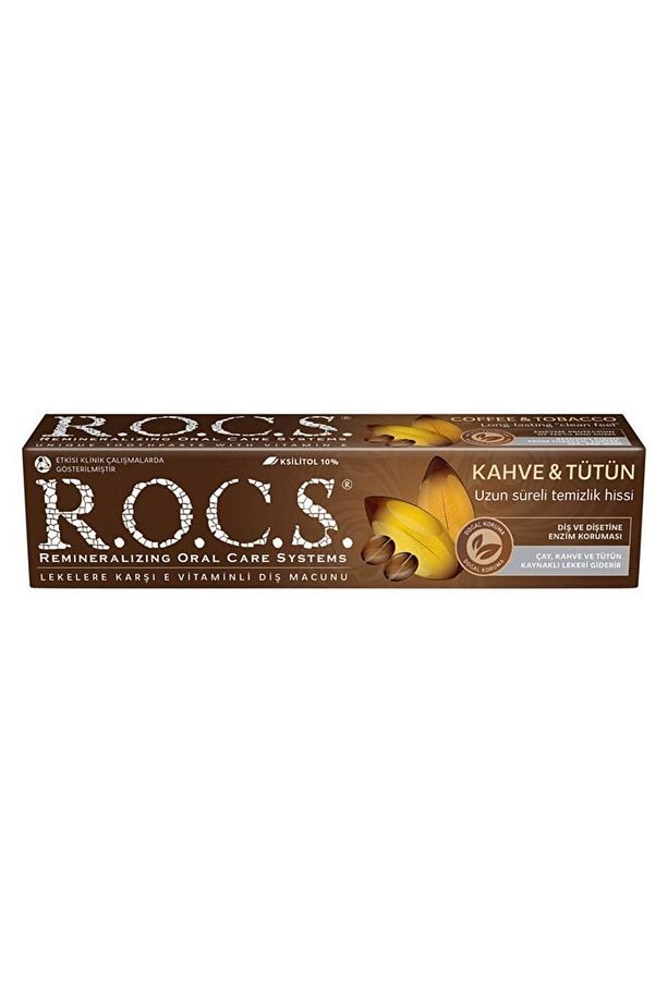R.O.C.S. Kahve ve Tütün Lekelerine Karşı Diş Macunu 60ml - 3
