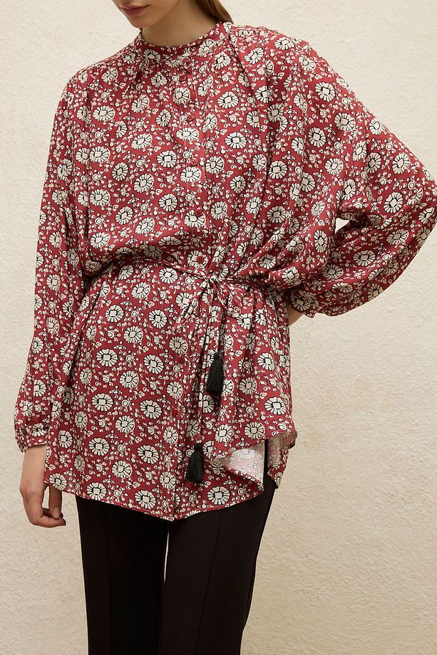 VİSKON DESENLİ TUNİK BLOOM - 7