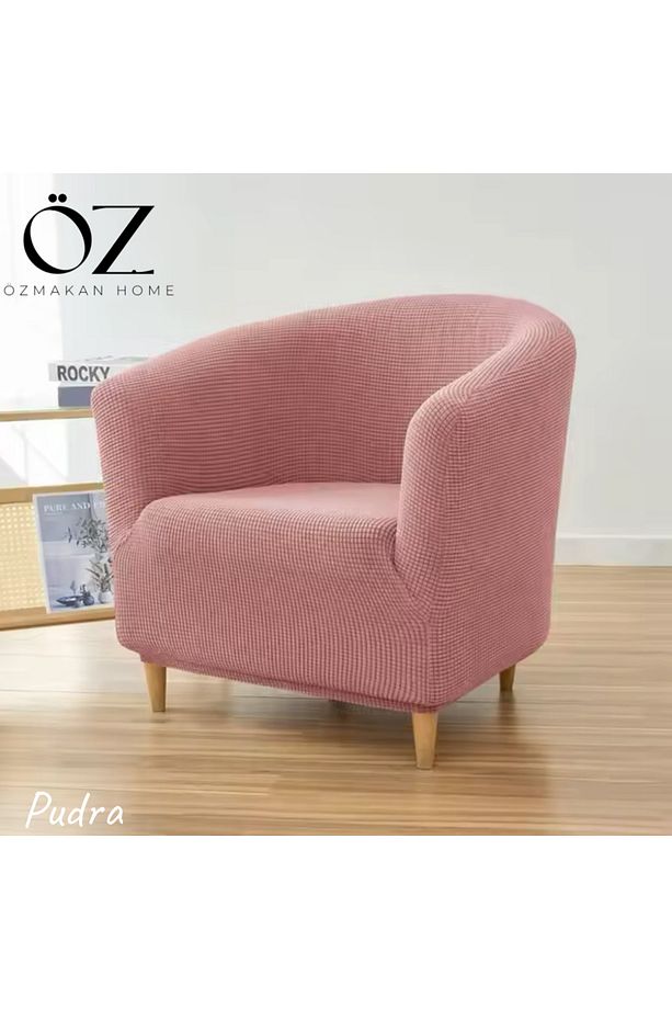 Papatya Berjer Koltuk örtüsü ,tekli koltuk kılıfı  sofa cover 1 adet - 1