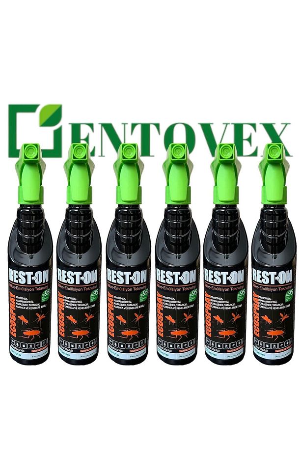 Rest-on 400 Ml Portakal Kokulu Sivrisinek,karasinek,tatarcık,kene,karınca,hamamböceği Ilacı 6 Adet - 1