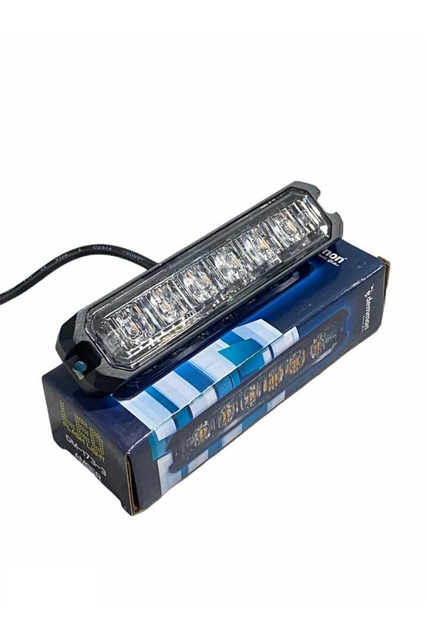 6 Ledli Sarı Çkr Lamba 10v-30v 10 Fonksiyonlu - 2