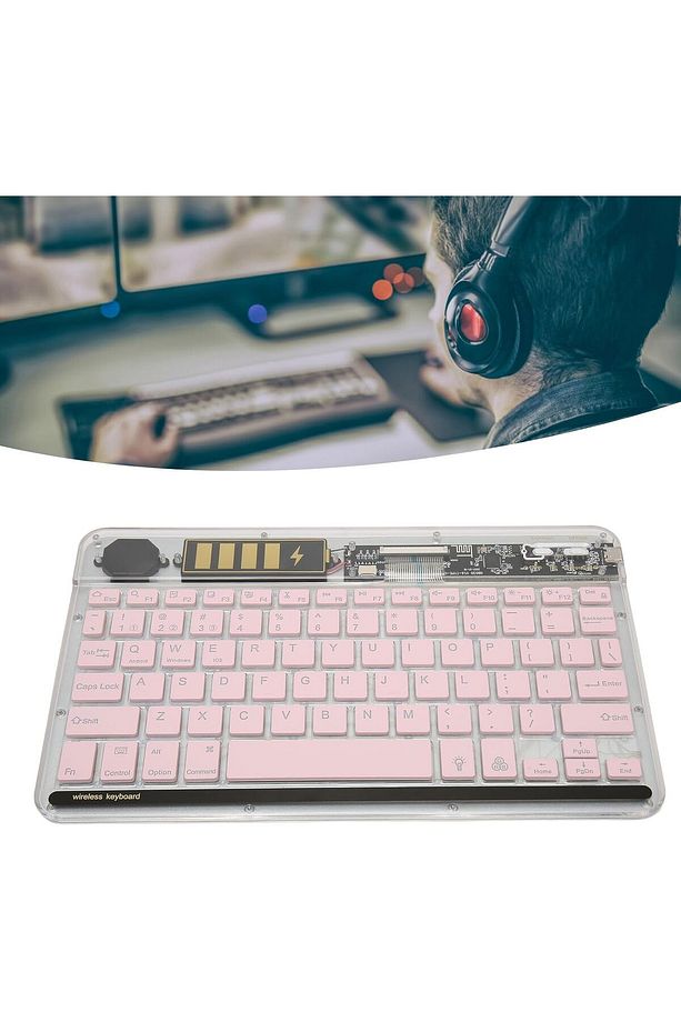 iPad Pro 11 4.Nesil 2022 Uyumlu Bluetoothlu Klavye Rgb Işıklı Türkçe - 1