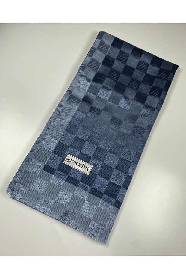 Dama Desen Monogram Şal - 1