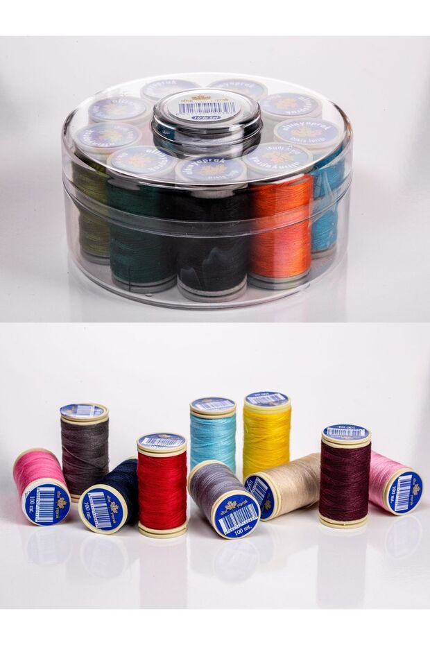 10 Spool Sewing Thread Set - Gold Leaf Quality